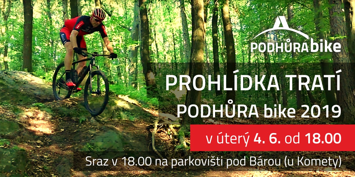 Trénink na trati PODHŮRA bike 2019 - V úterý 4.6.2019 od 18.00